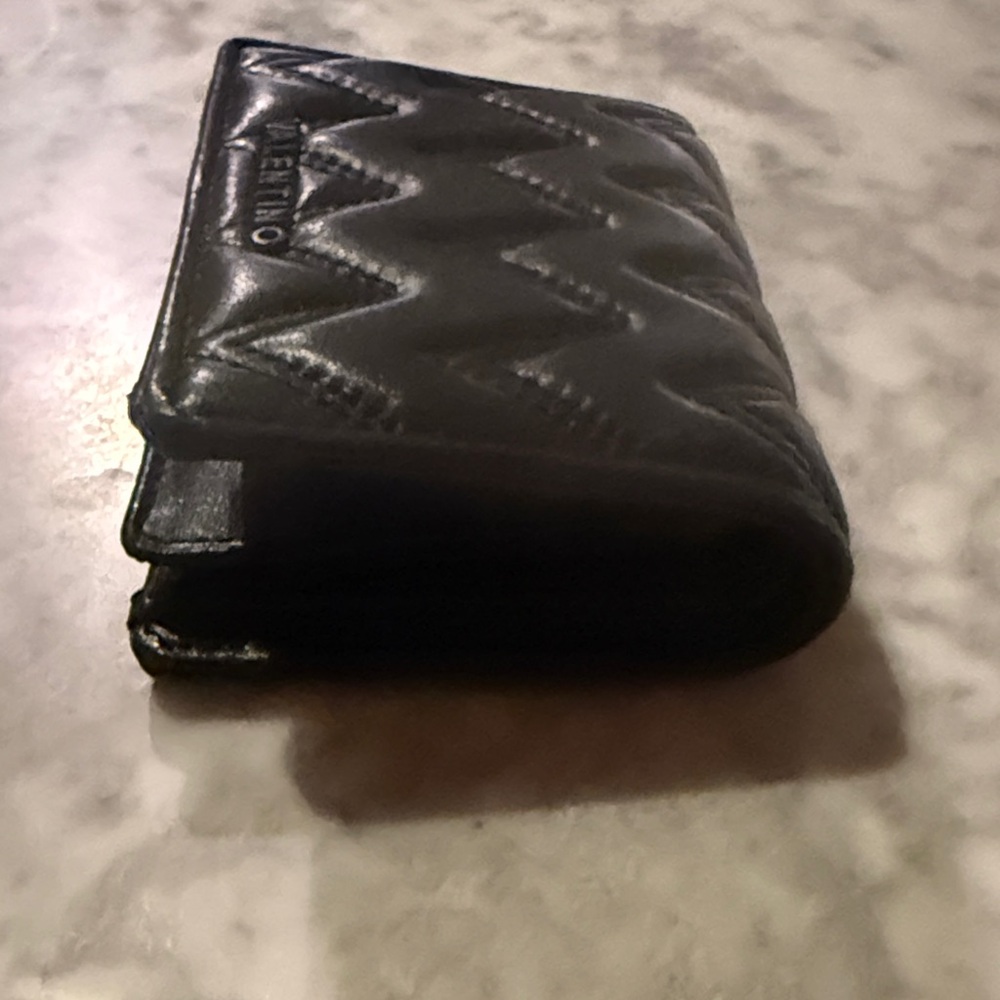 Valentino Black Wallet with Gold Detail - Picture 5 of 6